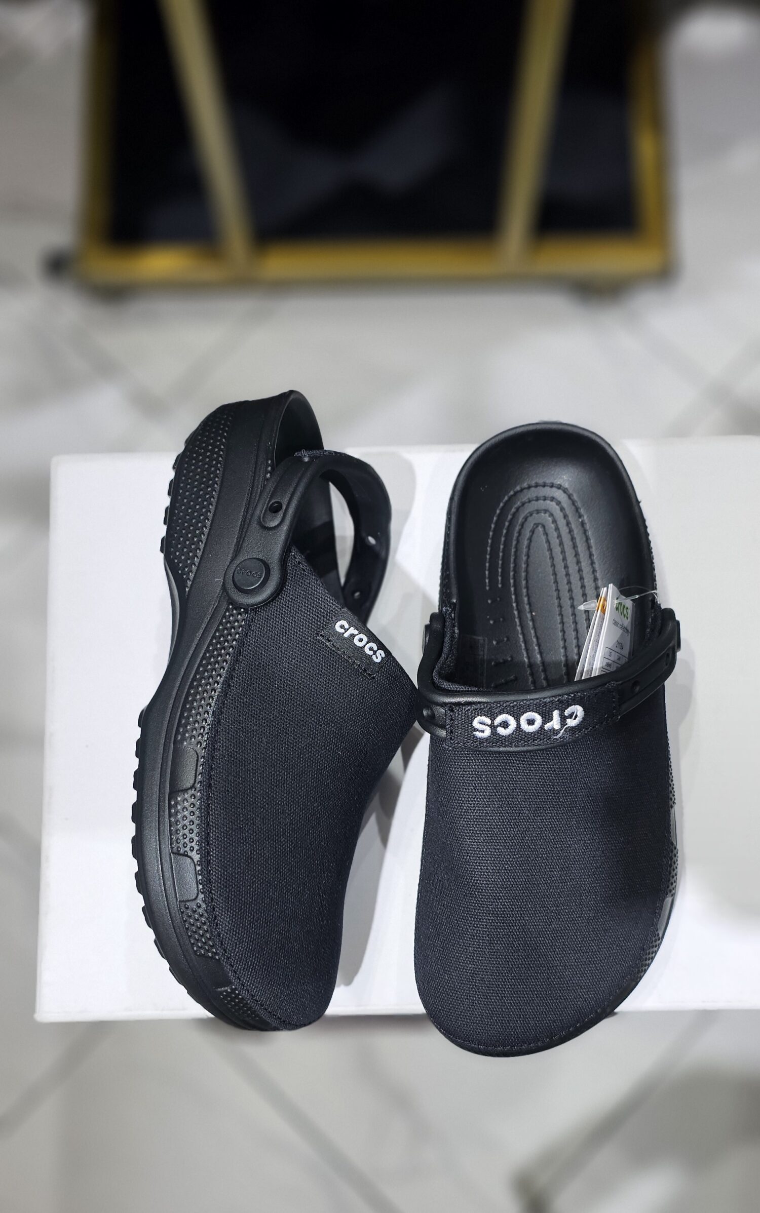 Crafted Canvas – Crocs & Bling